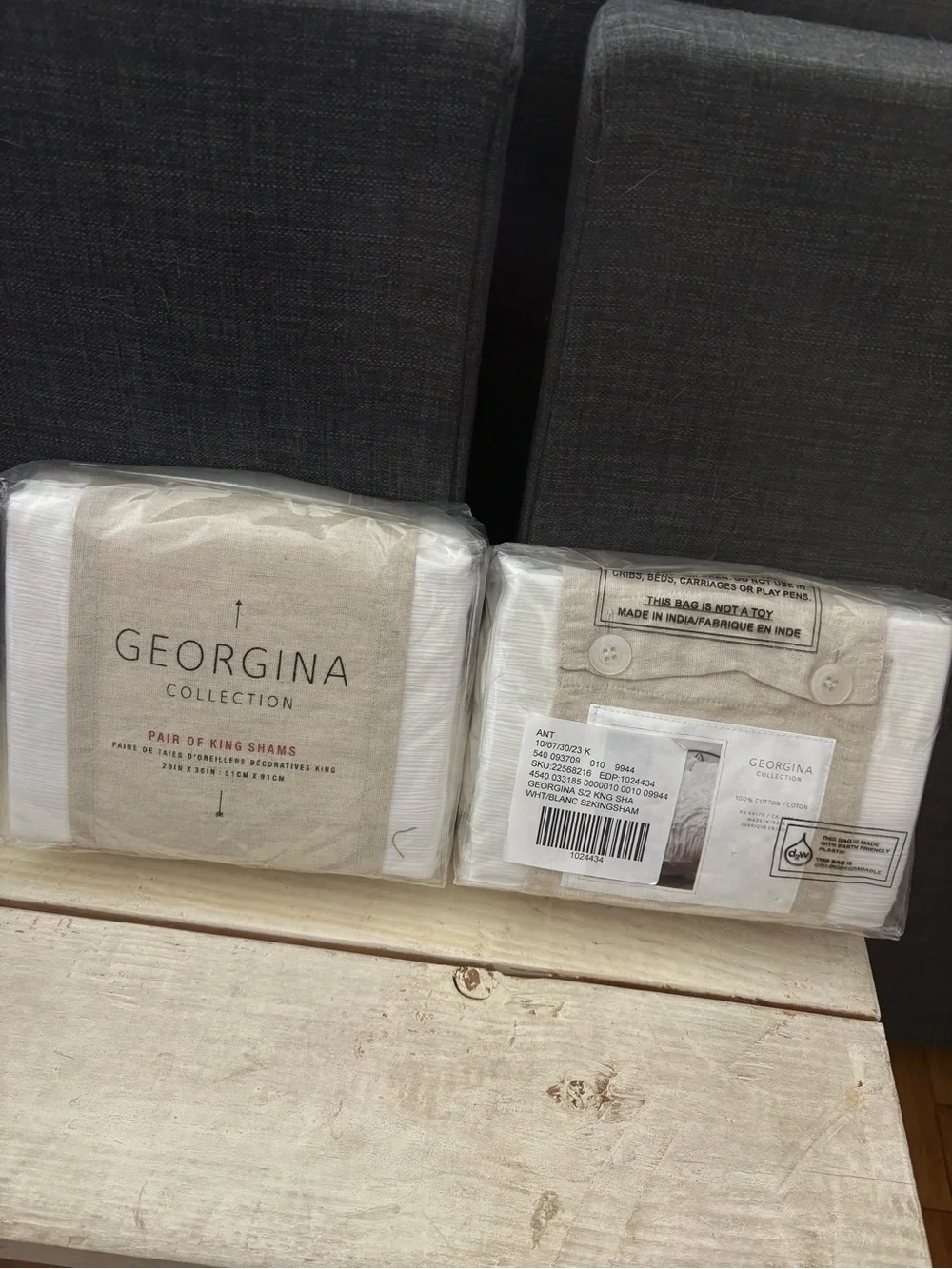 NWT Anthropologie Georgina King Shams Cotton